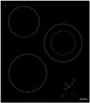 Встраиваемая варочная панель korting HK 43051 B